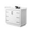 Icon 42" Freestanding Single Bathroom Vanity with Cultured Marble Top-533589228-533589217
