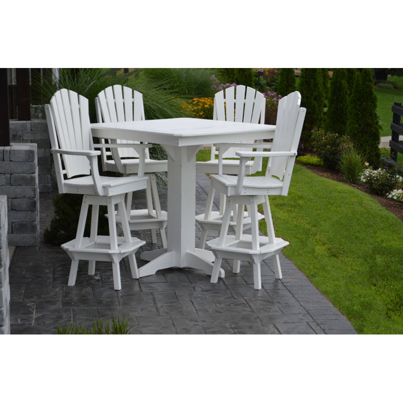 Ensemble repas 5 pièces Nettie, Blanc, L 44 po x l 44 po, Blanc