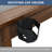 63" X 40" Board Game Table With Solid Wood Legs
