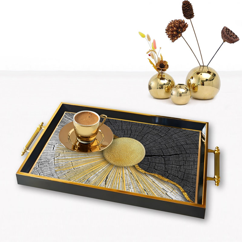 Élégant plateau en verre de 19,7 po x 11,4 po x 1,4 po | Fabrication 100% verre durable | Facile à nettoyer avec un chiffon humide | Idéal pour le service, la présentation décorative et l'organisation | Ajout élégant à la décoration intérieure