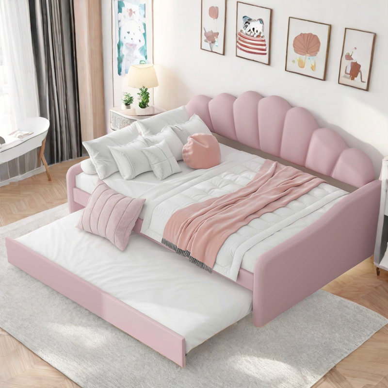 Lit de jour Linarez, Rose