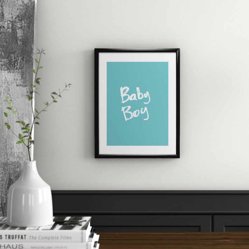 Single Picture Frame Print, Black