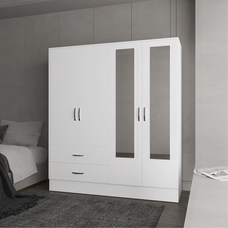 Armoire, chambre à coucher, blanc