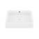 Dublin 510mm x 310mm White Rectangular Countertop Basin Bathroom Sink with Overflow