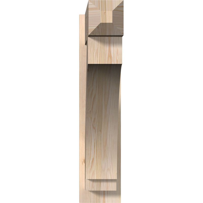 Persienne impériale, Sapin Douglas de 7 1/2 po (lisse), P 34 po x H 34 po