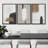 Grunge Brown Gray Paint Abstract Modern Rustic Nordic Home Decor - Framed Canvas Print Wall Art Work-73380046-73380044