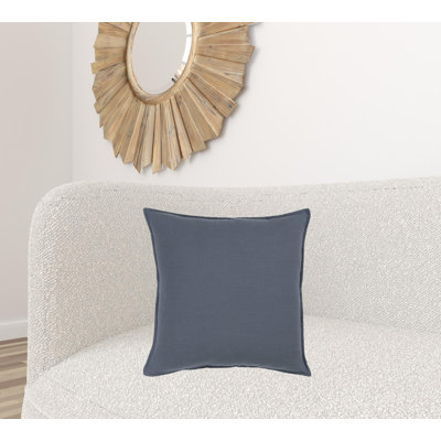 Coussin décoratif bleu ardoise