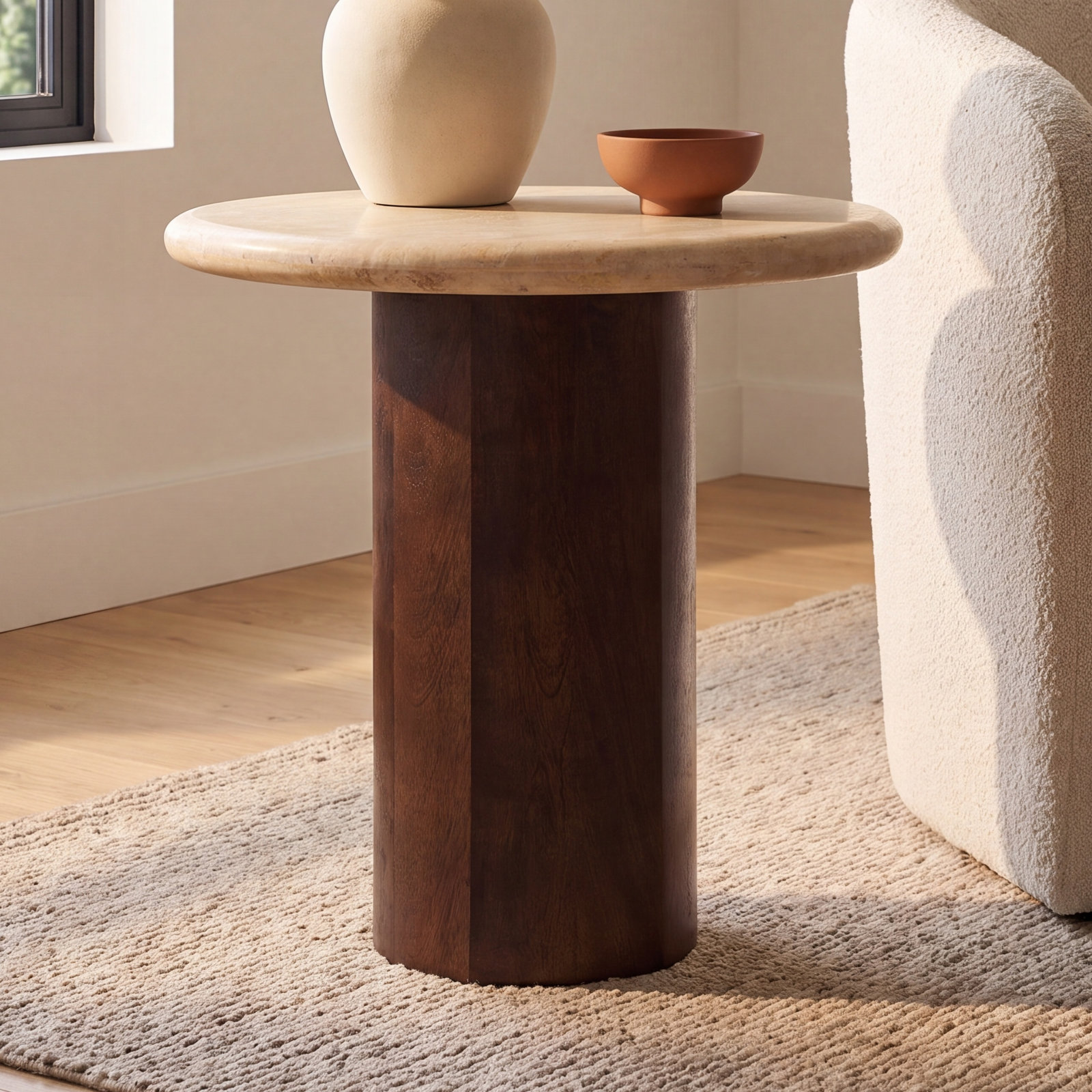 Bridie Stone End Table