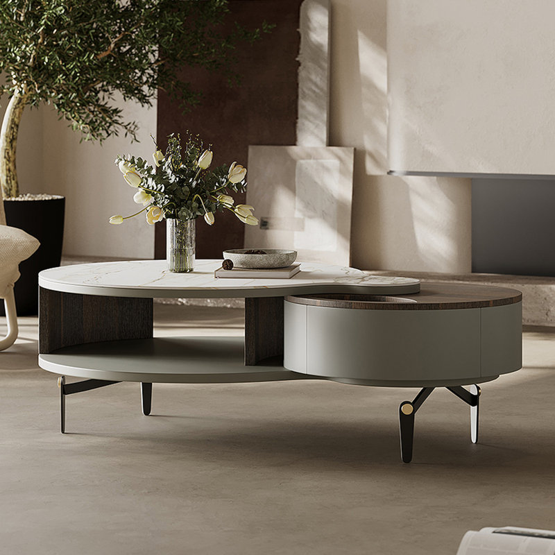 Table basse légère et luxueuse