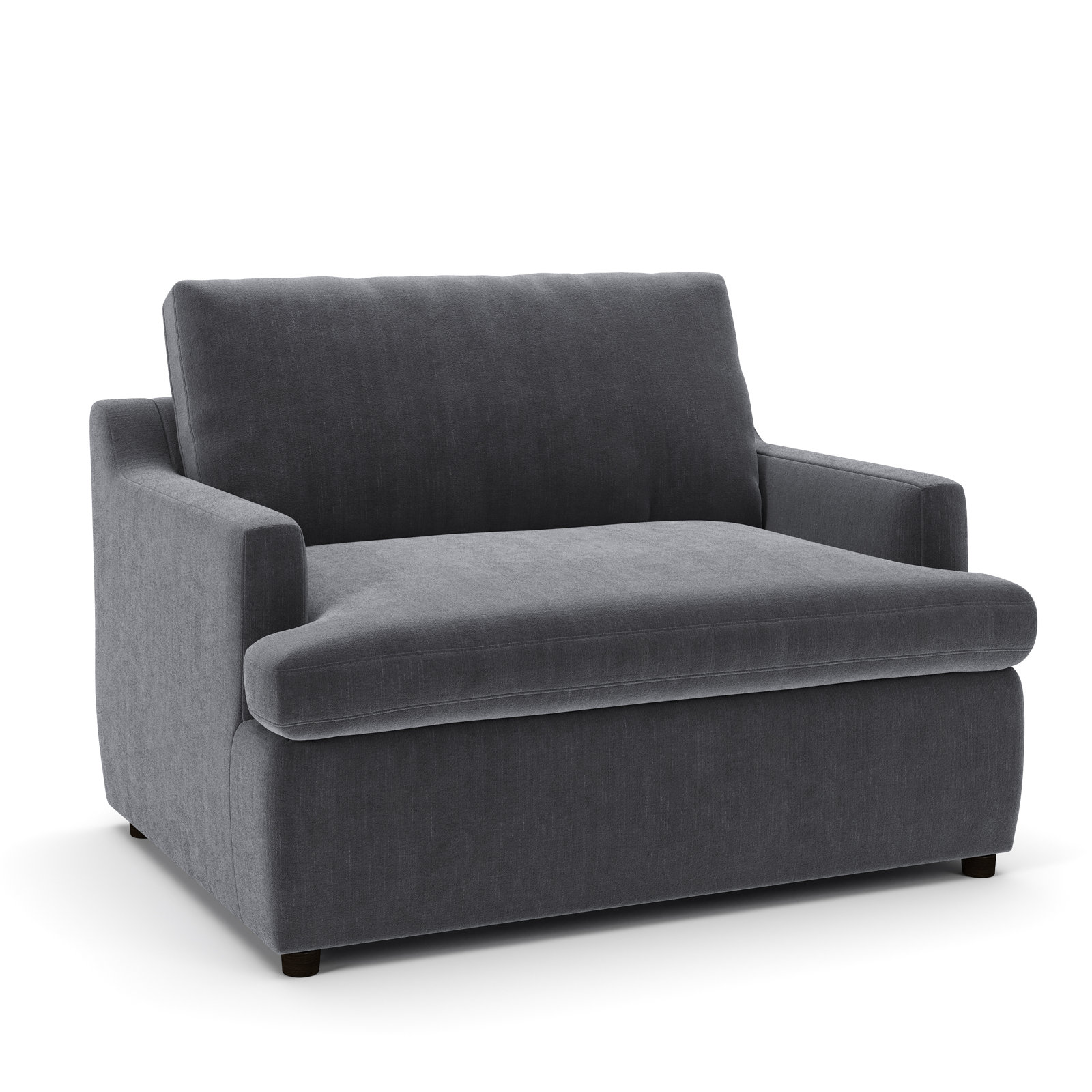 Essex Accent Chair, Andrew Slate Performance Chenille