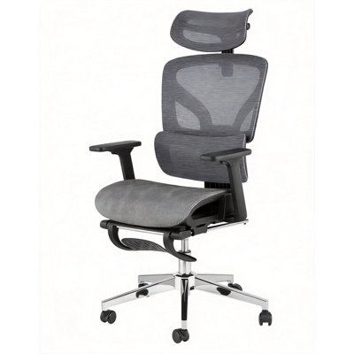 3Rd Gen Ergonomic High Back Mesh Office Chair with Footrest, 4d Adjustable Armrests & Dynamic Lumbar Support for Home Office