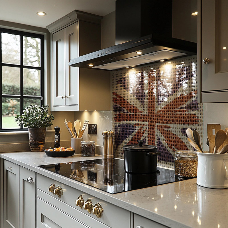 60cm W Glass Peel and Stick, 50cm L x 60cm W