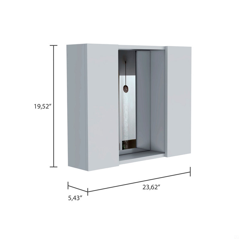 1-Drawer Medicine Cabinet, White