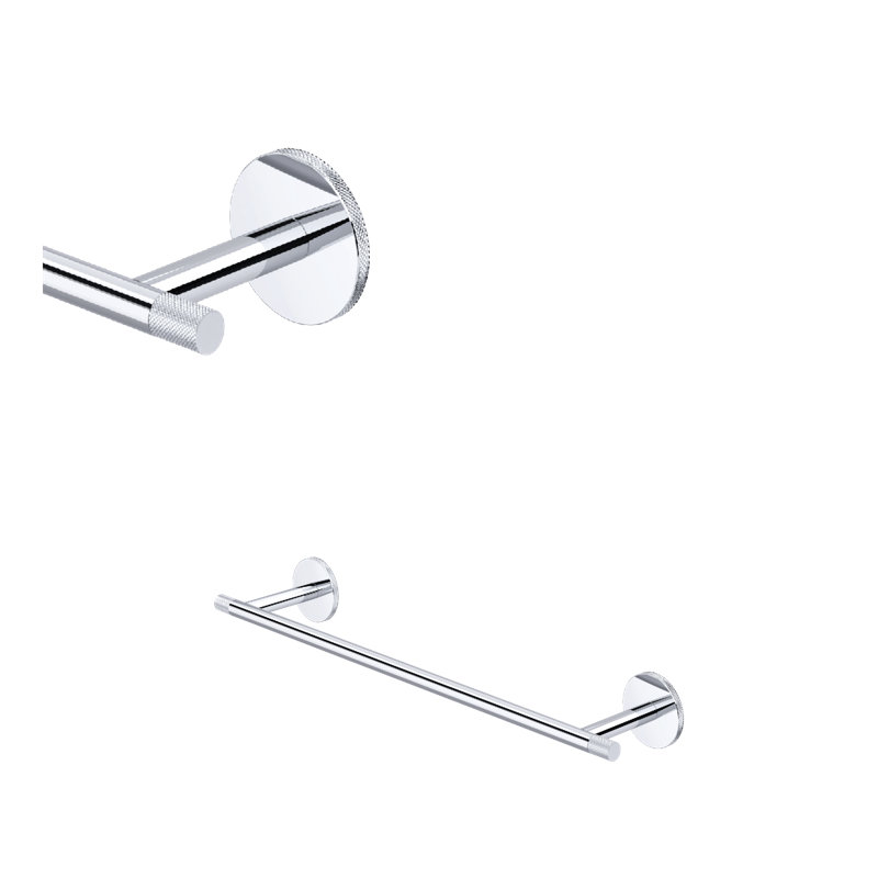 Amahle 18" Towel Bar, Polished Chrome