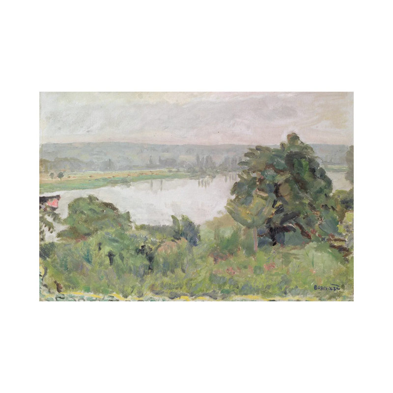 The Seine Near Vernon, 1911 by Pierre Bonnard - Wrapped Canvas Print, 20.32cm H x 30.48cm W x 1.9cm D