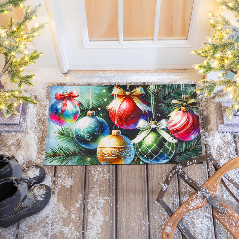 Tapis en relief Holiday Ornaments