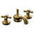 Unlacquered Satin Brass