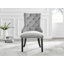 Scottsmoor Halo Dining Table Set in Modern High Gloss with 6 Luxury Velvet Dining Chairs-87332569-87332572