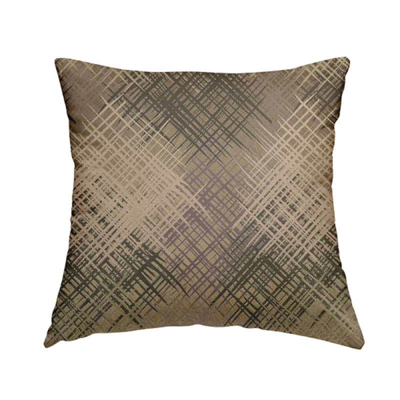 Heald Abstract Rectangular Throw Cushion, 55cm H x 55cm W x 5cm D, Beige/Grey
