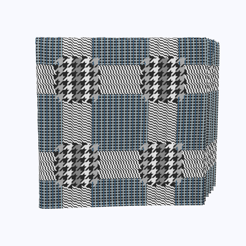 Polyester Houndstooth Square Napkin