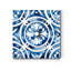 Aravella «Cobalt Tiles IV», reproduction sur toile tendue-2039255270