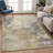 Machine Washable Indoor/Outdoor Earleville ACN2367 Abstract Rug-854294651