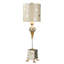 Lampe d'appoint de table Bouffard X en or et argent