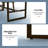 Convenient Industrial Rectangular Height Table-1689711966