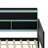Multifunctional Bed Frame with Built-in Desk, Storage Drawers, and Power Outlets-2040967380