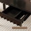 Ensemble de table de salle à manger en bois d'hévéa noir-106221672