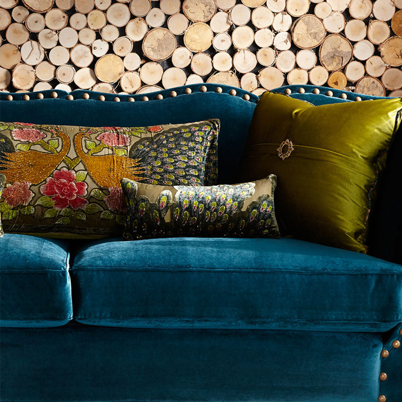 Santiago Velvet Pillow Cover & Insert