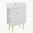 21.6'' Single Bathroom Vanity with Ceramic Top