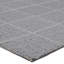 Oxford Striped Area Rug in Silver/Gray-71603274