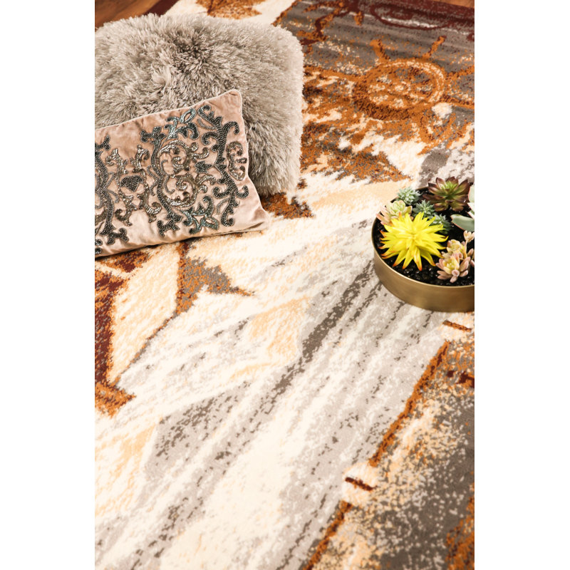 Tapis brun / beige HuneyCutt, Rectangle 2 pi x 4 pi
