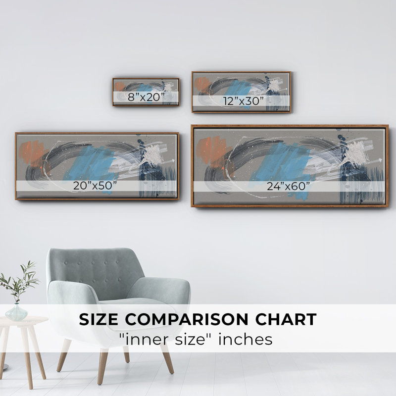 Whimsical Marks II- Framed Canvas