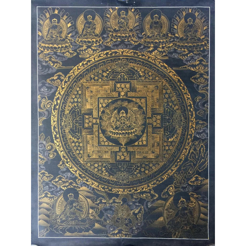 Lokeshvara Mandala Thangka (Brocadeless Thangka)