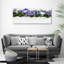 Blue Flowers - Wrapped Canvas Print