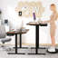 Adjustable Metal Base Computer Desk