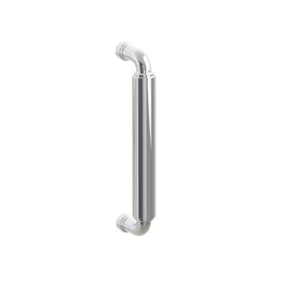 Porte de douche en verre dos à dos, poignée de porte Manning 8 "C-C, US26