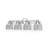 Besima 4-Light Hammered Glass Dimmable Vanity Light-781668503