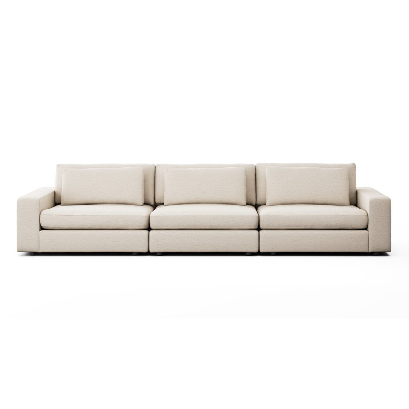 Bloor Sofa, Crypton Nomad Snow Polyester Blend