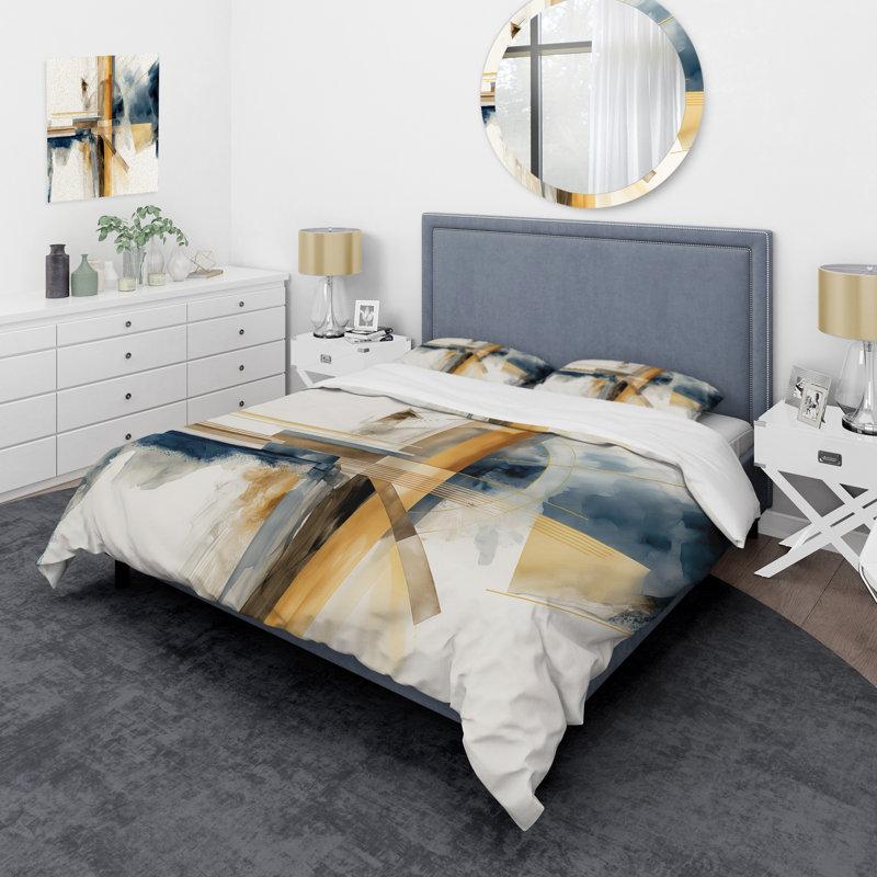 Ensemble de housse de couette Modern Modern, Housse de couette pour très grand lit et 2 très
