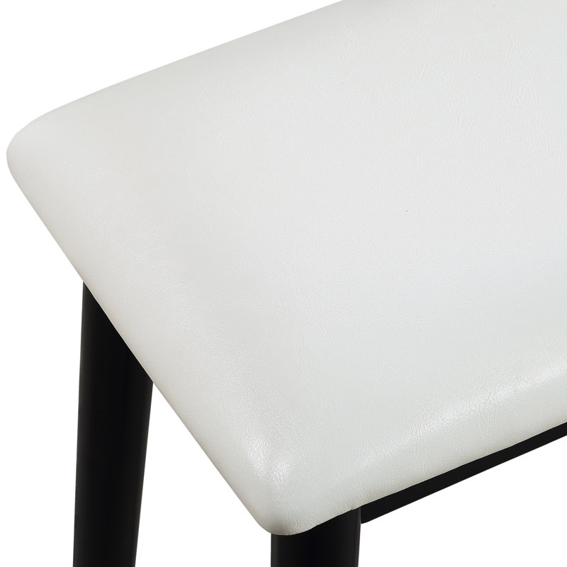 Ensemble de coiffeuse 3 pièces avec miroir à DEL et tabouret rembourré Modern Luxury, Black