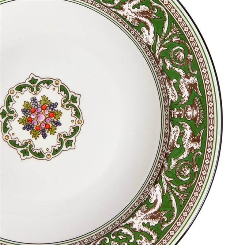 Wedgwood Florentine Colours Rim Soup 8.9In, Green