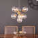 Lampe suspension contemporaine 7 lumières