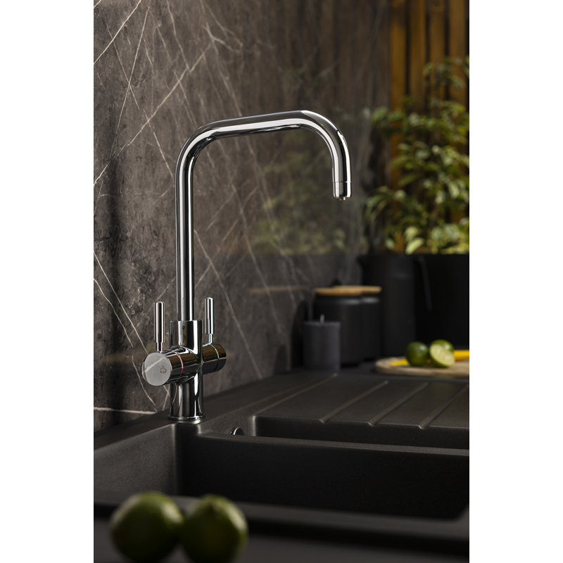 Abode Hemista 4-in-1 Steaming Hot Water Tap, Chrome