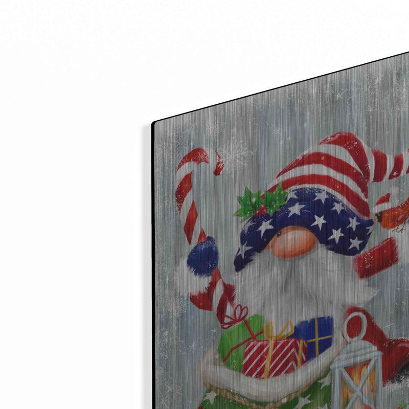 «American Christmas Gnome» par Makiko, H 16 po x l 12 po