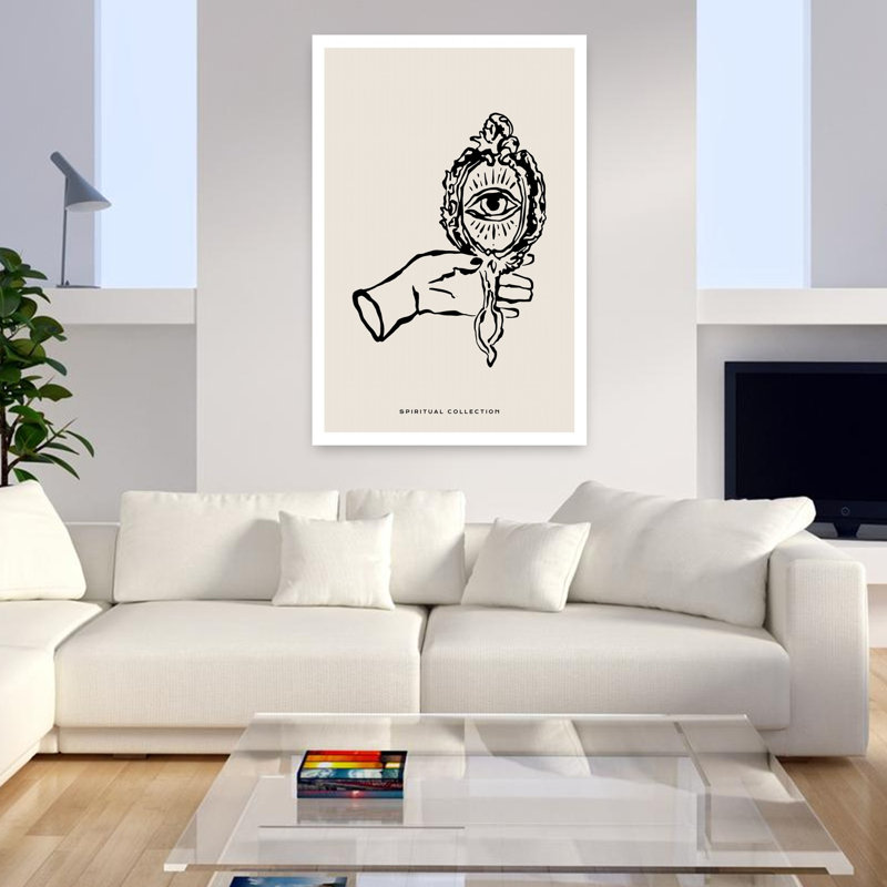 Art contemporain, art contemporain abstrait, H 48 po x l 32 po