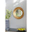 Miroir mural D18,7 x 3,9 po avec éclairage DEL