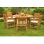 Pasadena Outdoor 5 - Piece Teak Dining Set-1750557052